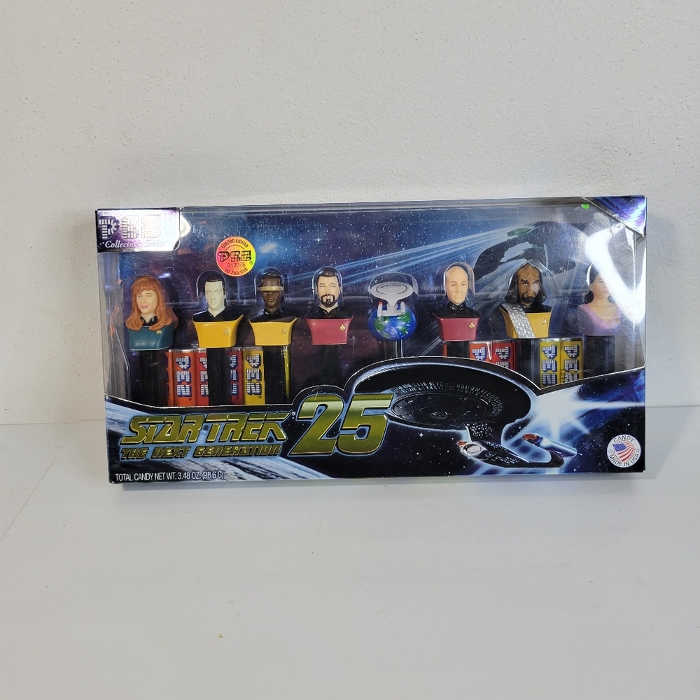 Pez Collectors edition Star Trek Next Generation Open box